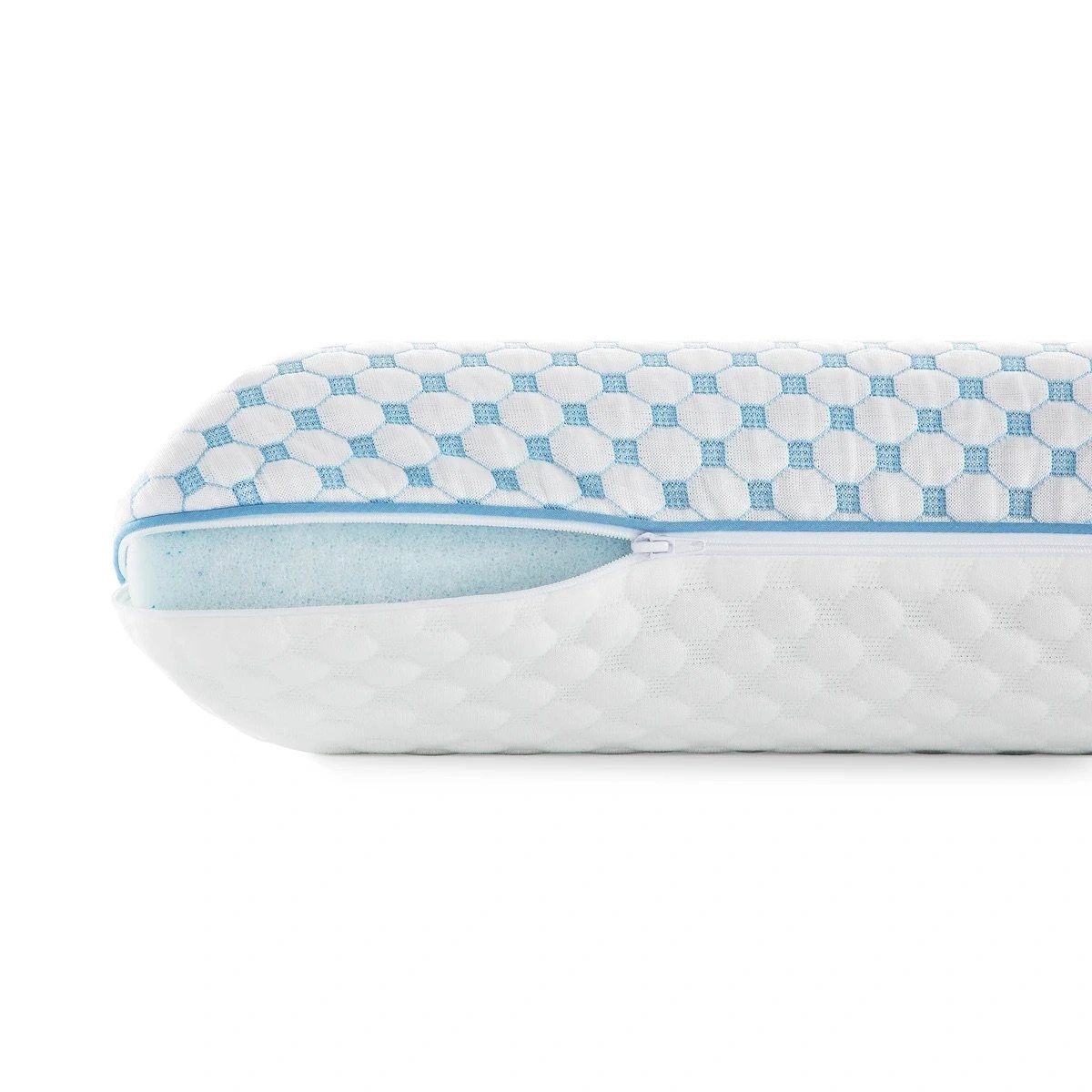 Gel Memory Foam Pillow With Reversible Cooling Cover - Image 2
