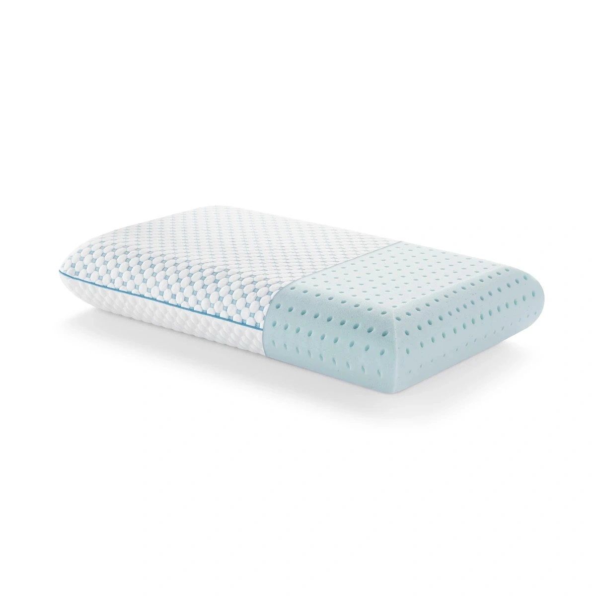 Gel Memory Foam Pillow With Reversible Cooling Cover - Image 3